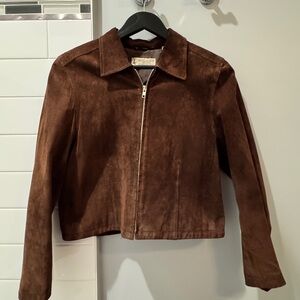 Marsh Landing suede Leather Jacket Womens PS biker streetwear Western